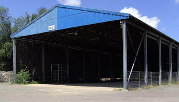 Vermietung von Lagerhallen im Gewerbepark Bliesen bei St. Wendel im Saarland. Hierbei handelt es sich um unsere Lagerhalle 8